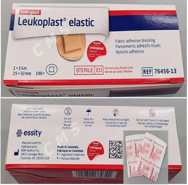 Leukoplast Oval Bandages, 1 x 1/4" (Box of 100) 100 Count (Pack of 1)