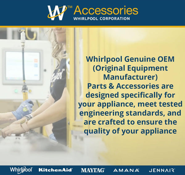 Whirlpool 4396006RW Genuine OEM Dryer Vent Elbow Connector, 90-Degree Close-Turn, 4-Inch Aluminum Space-Saver Accessory