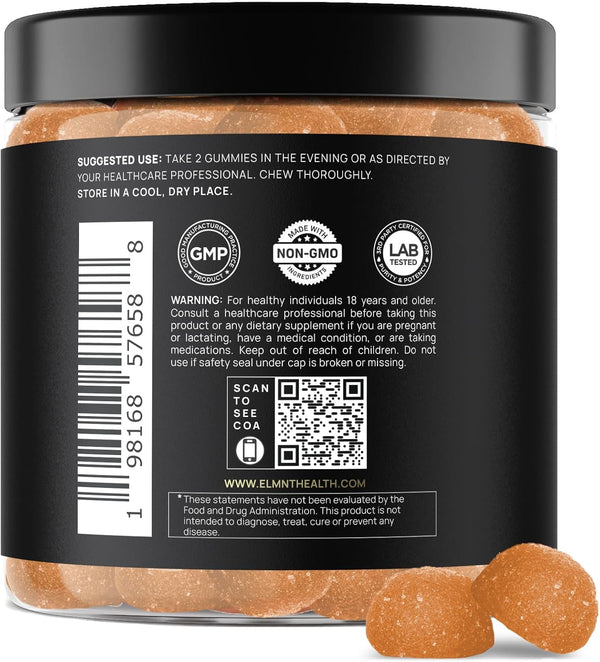 2,450mg Extra Strength Melatonin XR Sleep Gummies w. Slow Release Melatonin, Magnesium Theanine & Sensoril Ashwagandha - Time Release Melatonin