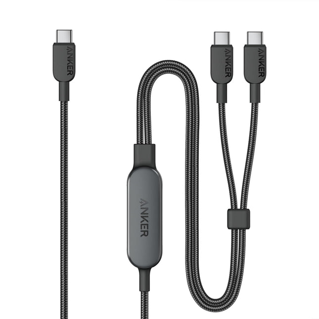 Anker Cable,6Ft 2-In-1 USB C to USB C Cable 140W Max,Fast Charging for Iphone 16/16 Pro Max/15 Series,Macbook Air/Pro,An