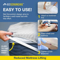 BED SCRUNCHIE Sheet Holder Straps - Heavy Duty Gripper Clips - Strengthened Parachute Cord - 360 Degree Bed Sheet Tightener - Strongest and