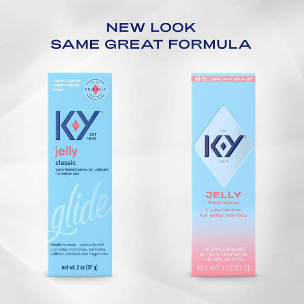 K-Y Jelly Water Based Lube For Sex, Anal Lube, Non-Greasy Water Based Personal Lubricant, pH Friendly Sex Lube Can Be Used With Sex Toys For Women