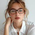 Blue Light Glasses For Men & Women - Anti Glare Computer Blue Light Blocking Glasses with UV Protection for Gaming 1p-2501black Clear