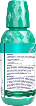 GuruNanda Oral Rinse Fresh Breath Mouthwash, ADA-Accepted Alcohol-Free Mouthwash, 7 Essential Oils & Vitamins, SLS & Flouride-Free, Wild Mint, 16
