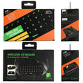 MoKo Green Backlight Keyboard for Xbox One Controller, Black | Wireless Chatpad with Headset & Audio Jack, Accessories fits Xbox One/One S/
