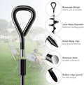 Phopich 18''/30" Long Ground Anchor, Heavy Duty Earth Anchors Ground Anchors Screw in Kit with T-Handle Hex Wrench for Camping Tent, Swing Sets,