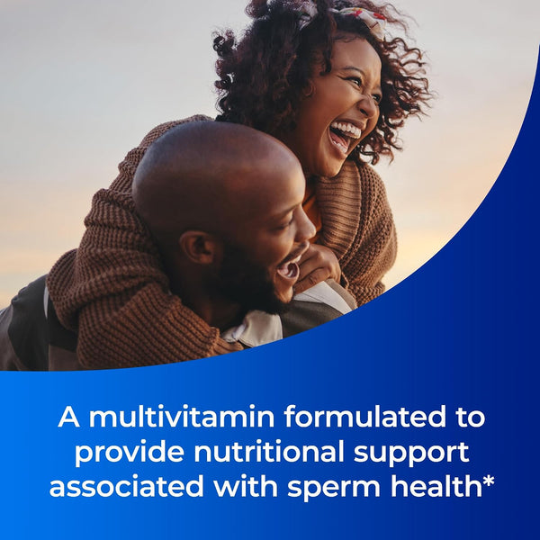 One A Day Men's Pre-Conception Health Multivitamin to Support Sperm Health, Supplement for Men with Vitamin C, Vitamin E, Selenium, Zinc, and
