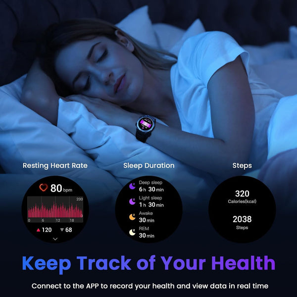 Military Smart Watches for Men(Answer/Make Calls), 1.39" Fitness Watch with Heart Rate Pedometer Sleep Monitor, 110+ Sports Modes Smartwatch for