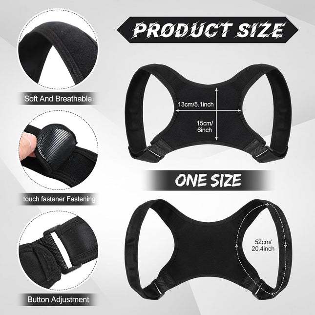 Posture Corrector for Women and Men, Adjustable Posture Back Brace Shoulder Brac