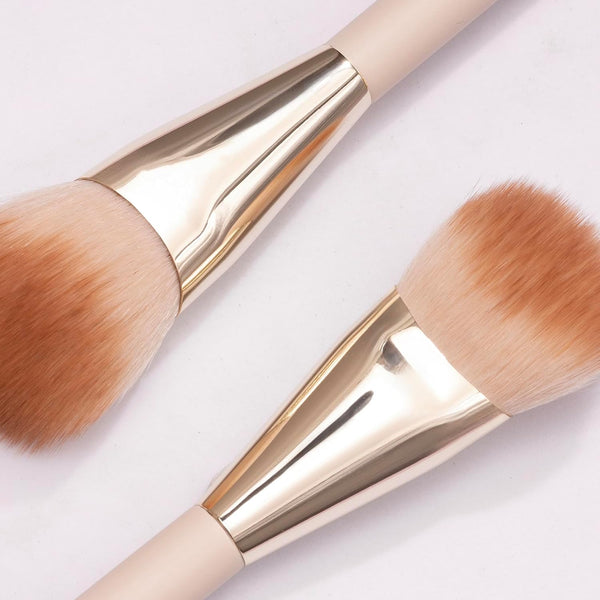 Angled Blush Brush, Blush Makeup Brush, Detail Blush Brush, Fluffy Blush Brushes for Cheeks, Contour Makeup Brushes, Power Contour Brush - Gold