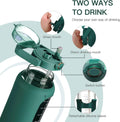 chunmo 64oz Glass Water Bolttles with Straw Half Gallon Large Motivational Water Bottle with Time Marker Sports Water Bottles with Silicone Sleeve
