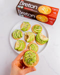 Breton Original Crackers 7 Ounce Pack of 3 Original with Sea Salt 7 Ounce (Pack of 3)