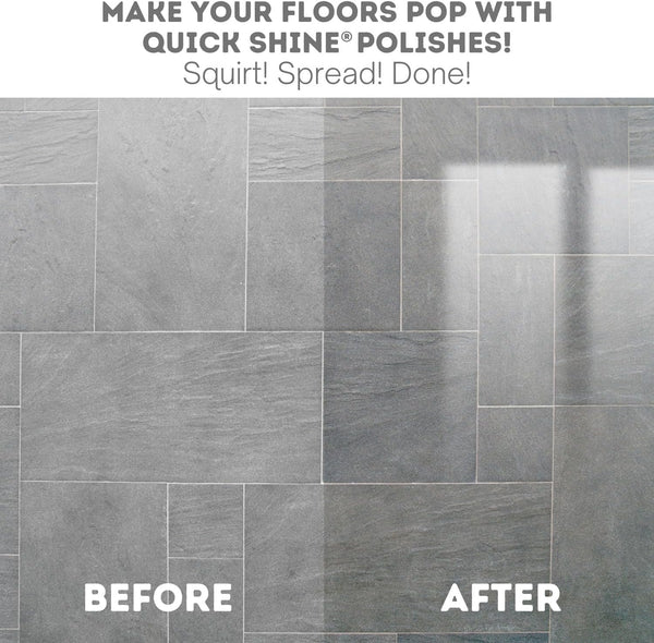 Quick Shine Multi-Surface Floor Finish 27 oz-2 Pk, Deep Rich Shine 27 oz. 27 Fl Oz (Pack of 2)