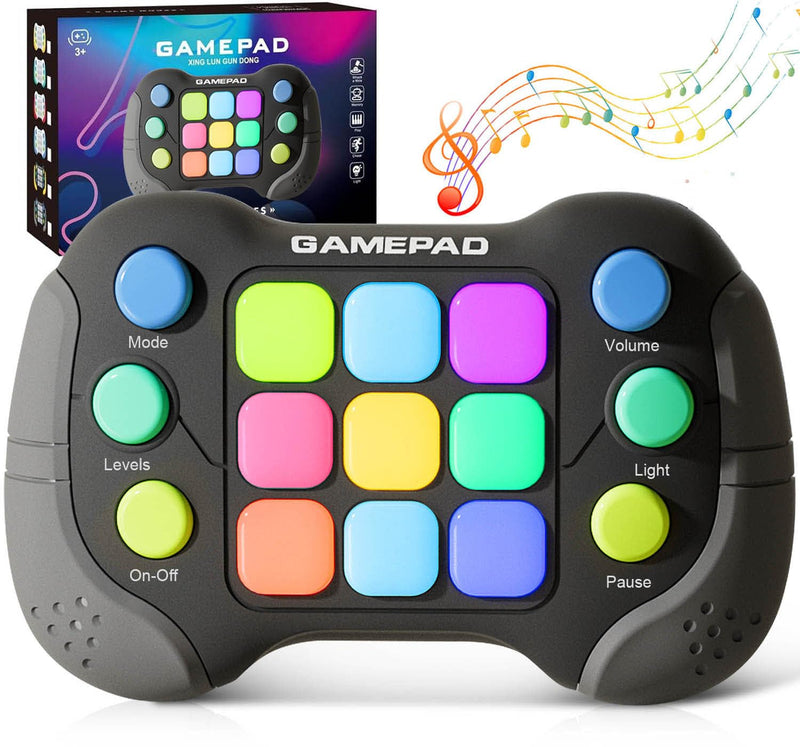 Upgraded Flashing Handheld Game for Kids, Fast Push Fidget Game Toy, Quick Push Light Up Fidget Electronic Console for Teens, Birthday Gifts for