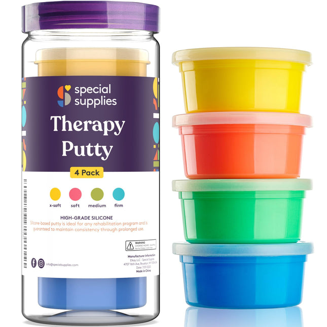 Special Supplies Therapy Putty for Teens and Adults - Resistive Hand Exercise St