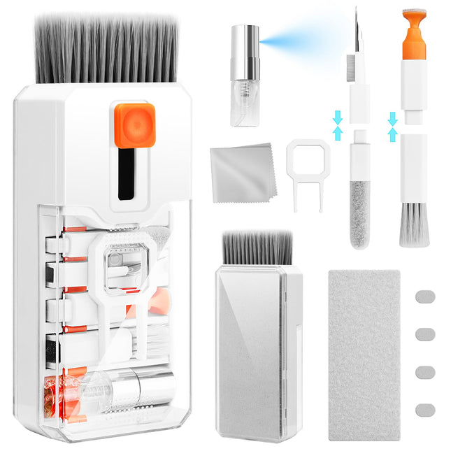 Keyboard Cleaning Kit Laptop Cleaner, 10-In-1 Computer Screen Cleaning Brush Tool, Multi-Function PC Electronic Cleaner 