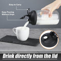 Pour Spout Lid for Wide Mouth Mason Jars, Leak-proof Ball Canning Lids & Reusable Flip Cap Jar Lids for Mess-free Pouring and Storing, 4 Pack