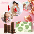 Bessrung 100 Pcs Thick Seamless Hair Ties, Ponytail Holders Hair Accessories for Women Girls No Damage for Thick Hair(Dark Brown Colors) 100 Count