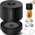 LOVE MOMENT Electric Mason Jar Vacuum Sealer Kit | for Wide Mouth and Regular Mouth Mason Jar Black