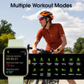Smart Watch, Fitness Tracker with Heart Rate, Blood Oxygen, Sleep Tracker Light Green