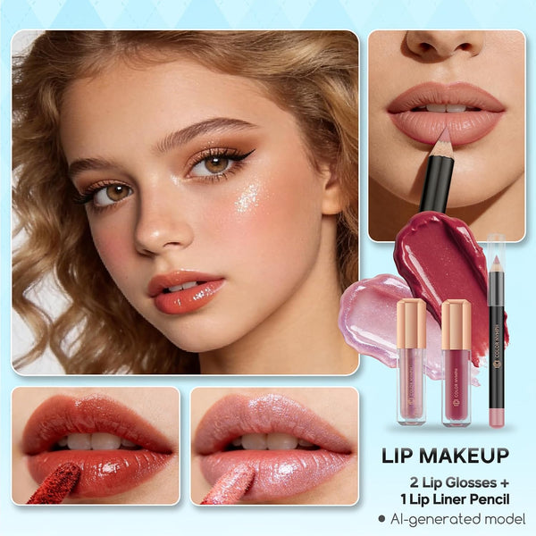 Color Nymph Girls Makeup Kit for Teens Make up Set for Beginners White | Versatile Colors & Buildable Beginner-Friendly, Gentle for Teen Girls