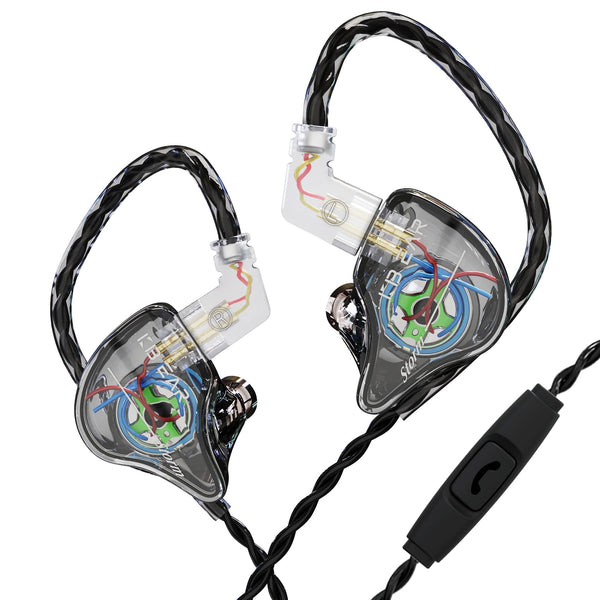 YINYOO KBEAR Storm Professional in Ear Headphones Monitor Earphones for Singers Drummers Musicians Bassists, Custom Wired Earbuds IEM, Hi Res
