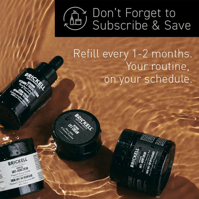 Brickell Men'S Restoring under Eye Cream for Men, Natural and Organic anti Aging