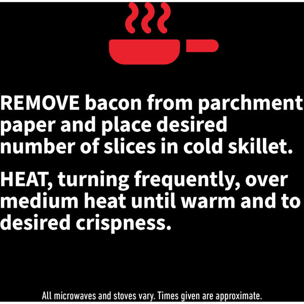 HORMEL BLACK LABEL Fully Cooked Bacon - Thick Bacon Snacks for Breakfast, 10.5 Ounce (Pack of 1) | Thick Bacon Snacks for Breakfast and Snacking
