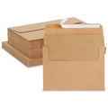 Best Paper Greetings Blank A7 Kraft Brown Paper & Envelopes for Card Making - 5 x 7 in & 5.25 x 7.25 in, 50 Pack, Brown - Bulk Blank Notecards