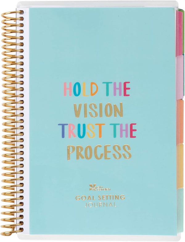 Erin Condren Coiled A5 Planner - Goal Setting, Featuring Goal-Setting Tips and Advice, Goal-Tracking Spreads, To-Do Lists for Action Steps, and
