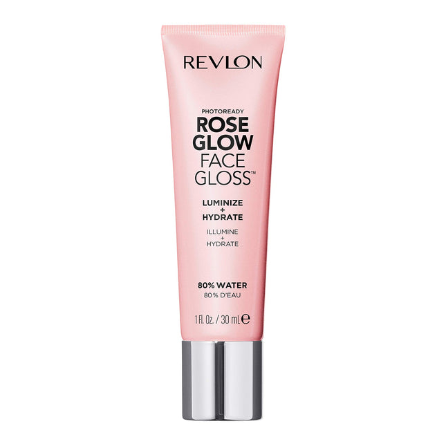 Revlon PhotoReady Rose Glow Face Gloss Makeup Primer, 1 fl oz Pink 1 Fl Oz (Pack