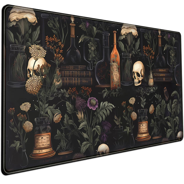 Vintage Aesthetic XL Extended Large Gaming Mouse Pad - Black Academia Mystical G