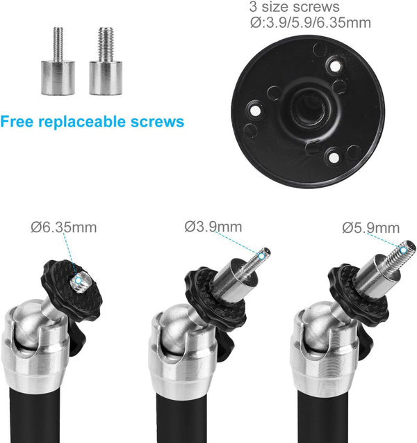 Mini Ceiling Wall Projector Mount Stand Compatible with QKK, DR.J, DBPOWER, Anker, VANKYO, AAXA, Jinhoo, PVO, TMY, AuKing and Most Other Mini