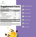 AFXMATE Sambucus Elderberry Gummies, Black Elderberry with Zinc and Vitamin C for Adults, Sugar Free Immune Support* Supplement Gummies (2 Pack)
