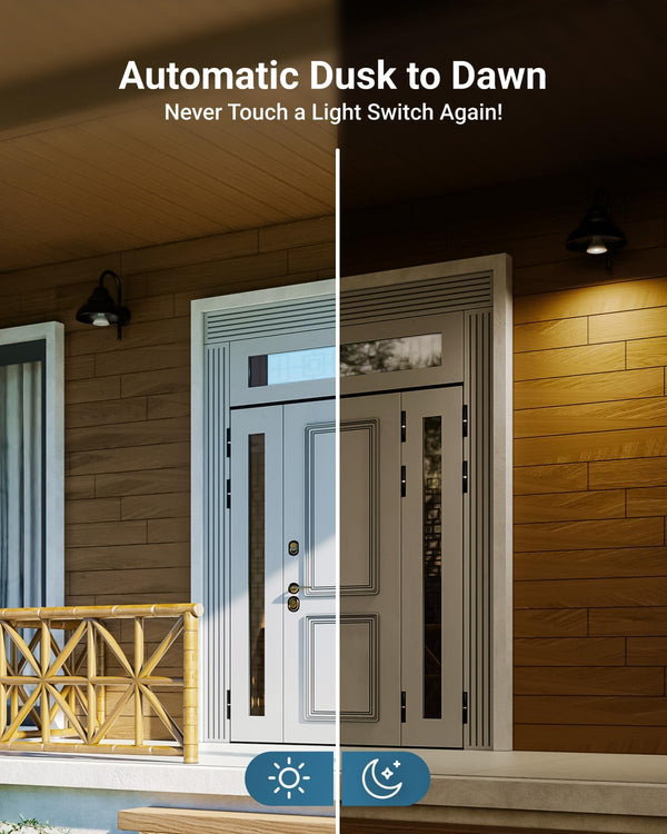Sunco LED PAR30 Dusk to Dawn Light Bulb for outside Porch, Patio, Backyard, 11W=75W, 850 LM, 2700K Soft White, Non-Dimmable, Photocell Sensor, UL