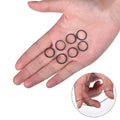 Hicarer 1000 pcs Mini Rubber Hair Bands 1/2 Soft Elastic Bands for Woman Hair Braids Ponytails & Beards Small Dreadlocks, Wedding Hairstyle and