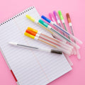 BAZIC Collorelli Gel Pen 1.0Mm Glitter Color, Acid Free Smooth Writing for Drawing Coloring Greeting Card Art Christmas Gift (12/Pack), 1-Pack