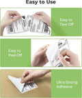 Nelko Genuine 4x6 Direct Thermal Shipping Label (Pack of 500 Fan-Fold Labels), 4x6 Thermal Labels for Nelko PL70E Shipping Label Printer,