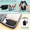 FUNSEED Travel Toiletry Bag for Women and Men, Water-Resistant Shaving Bag for Toiletries Accessories, Foldable Storage Bags with Divider and