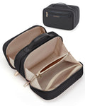 BAGSMART Travel Makeup Bag, Make up Bag with Multiple Compartments for Organizer, Durable & Compact Cosmetic Organizer for Women for Travel