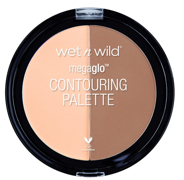 Wet N Wild Megaglo Contour Palette, Dulce De Leche | Contouring Powder Face Kit 