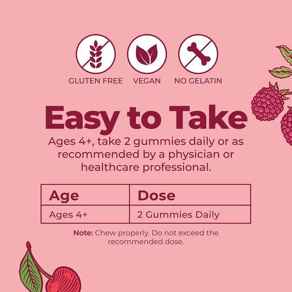 Maryruth Organics Kids Vitamins | USDA Organic | Multivitamin Gummies + Postbiotics for Ages 4+ | Lactobacillus Rhamnosus | Vegan | Non-Gmo | 60 Count