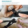 Ultra Wide Jaw Opening Nail Clippers Set, Toenail Clippers for Thick Nails, Heavy Duty Nail Cutter, Stainless Steel Toe Nail Clippers for Seniors,