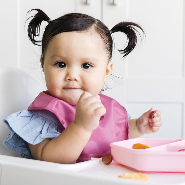 Tiny Twinkle Mess-Proof Baby Bibs for Eating | Waterproof, Wipeable Toddler Bibs with Catch-All Pocket | Feeding Bibs for Girls & Boys(3