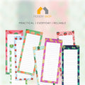 8 Large Magnetic Notepads – Big Notepads for Grocery List, Shopping List, To-Do List, Reminders -Strong Magnetic Back- Memo Pads with Realistic