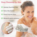 Evridwear Exfoliating Glove for Shower Bath, Body Wash Loofah Gloves Women | 100% Nylon, Thick, Hanging Loop, Exfoliate Dead Skin for Dry