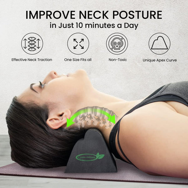 Cervical Orthotic Traction Block, Firm, FSA/HSA Eligible, Spinal & Neck Alignmen
