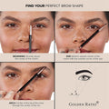 Anastasia Beverly Hills Mini Clear Brow Gel - Travel-Size Lightweight Eyebrow Setting Gel with Invisible Long-Lasting Flexible Hold