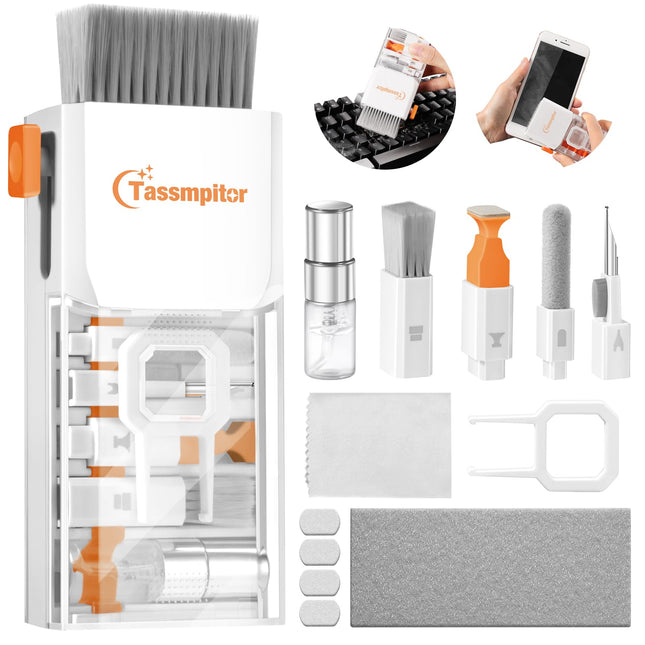 Keyboard Cleaner Laptop Cleaning Kit, All-in-One Keyboard Cleaning Kit, Laptop Cleaner Tool for MacBook iPad iPhone Comp