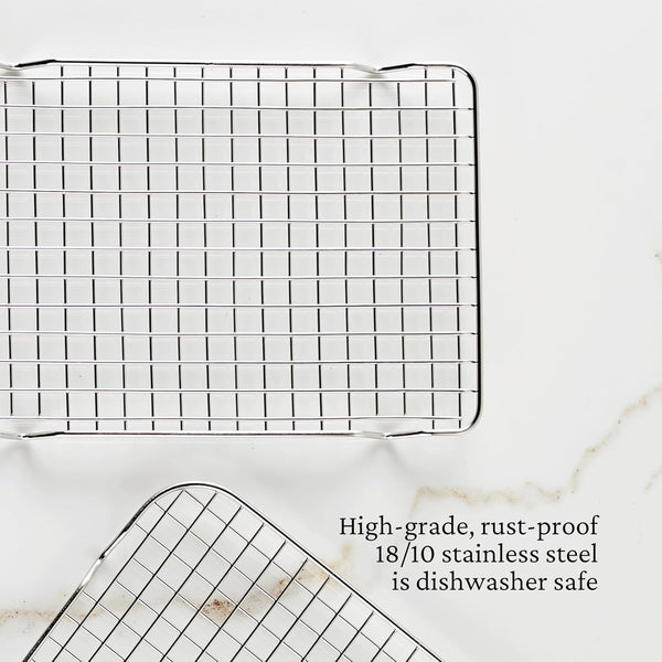 Hestan Provisions OvenBond – Quarter Sheet Pan Rack, 11.75" L x 8.25" W (Cooling Rack) Quarter Sheet Rack